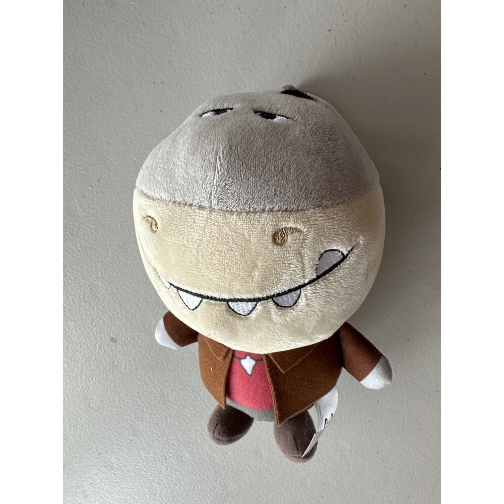 DreamWorks The Bad Guys 2 Mr Piranha Plush Stuffed Animal Toy‎ Grey Brown 2022